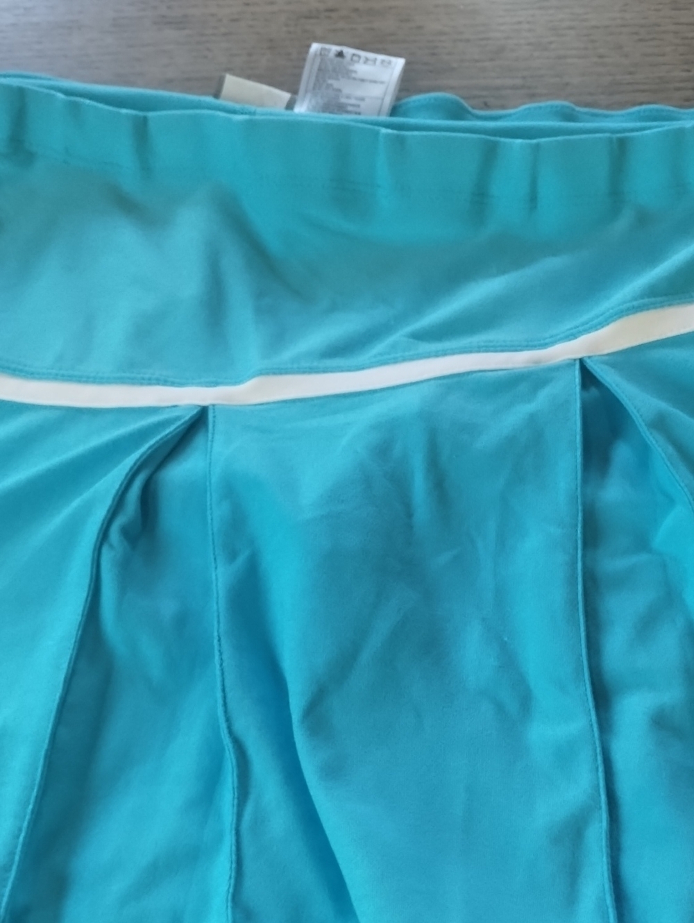 Nike Aqua Blue Skater Skirt with White Trim